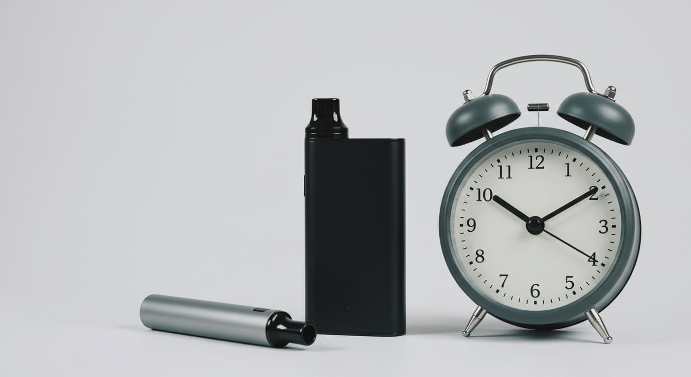 disposable vape with clock