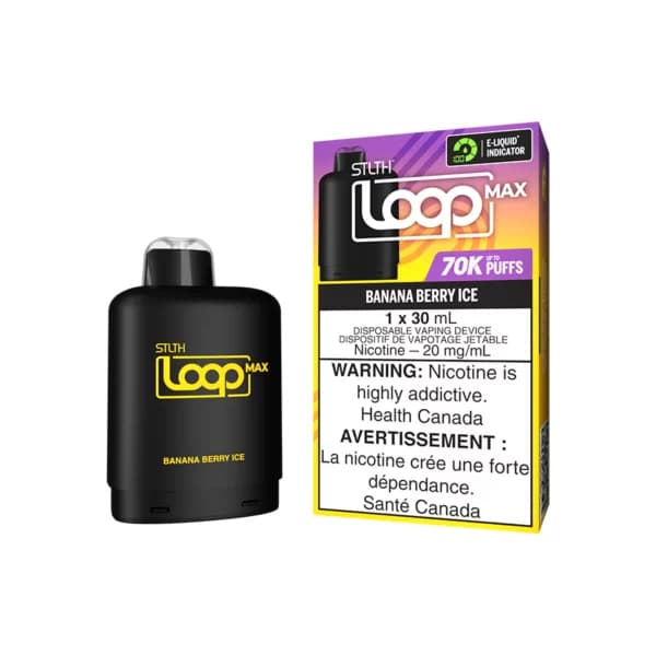 STLTH Loop Max 70k Pod - Banana Berry Ice