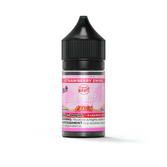 Flavour Beast Unleashed Cravin' - Strawberry Swirl 30ml Salt
