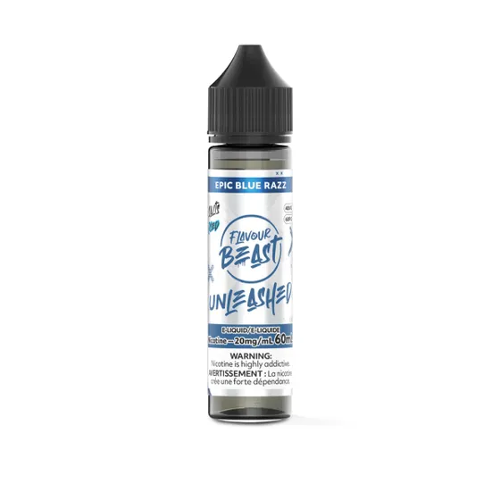 Flavour Beast Unleashed Series - Epic Blue Razz Iced 60ml Salt