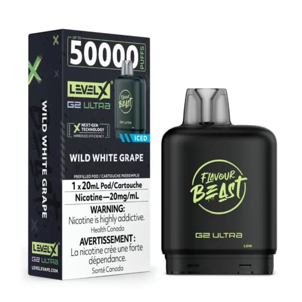 Level X Flavour Beast G2 Ultra 50K Pod - Wild White Grape Iced