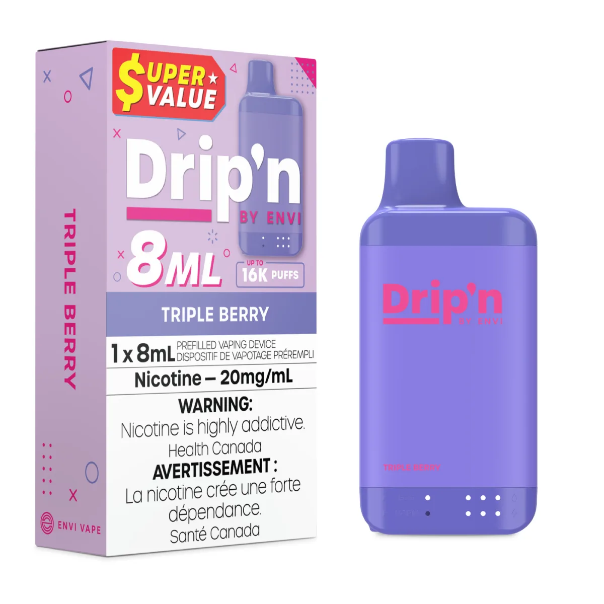 Drip'n By Envi 16K - Triple Berry