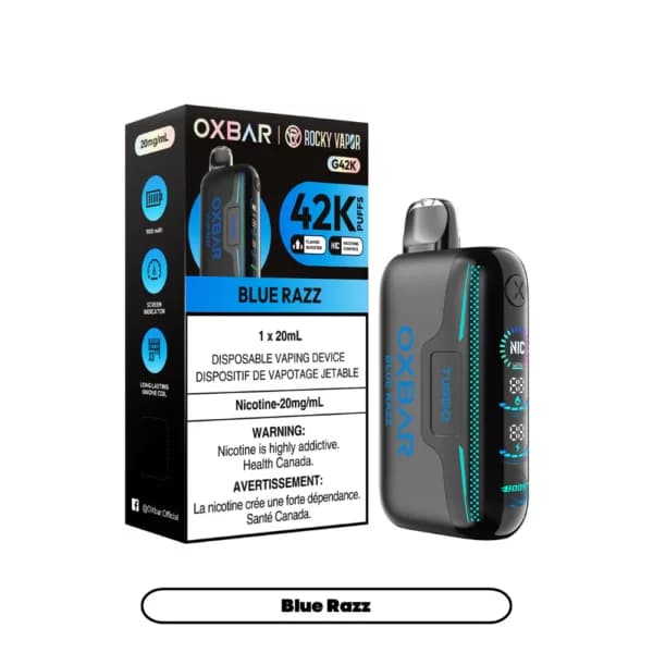 OXBAR x Rocky Vapor G42K - Blue Razz