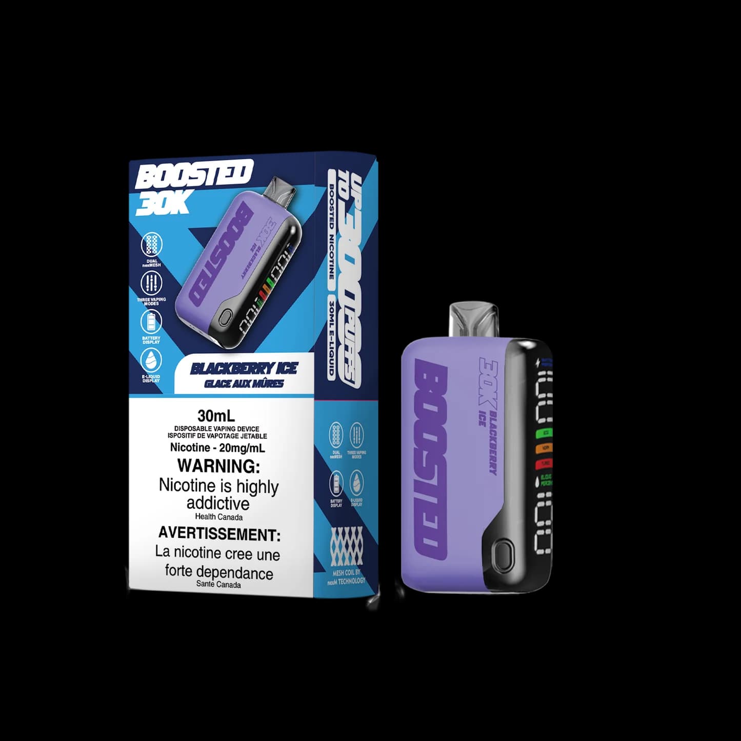 Boosted Bar 30K - Blackberry Ice