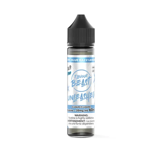 Flavour Beast Unleashed Series - Epic Blue Razz Lemon Iced 60ml Salt