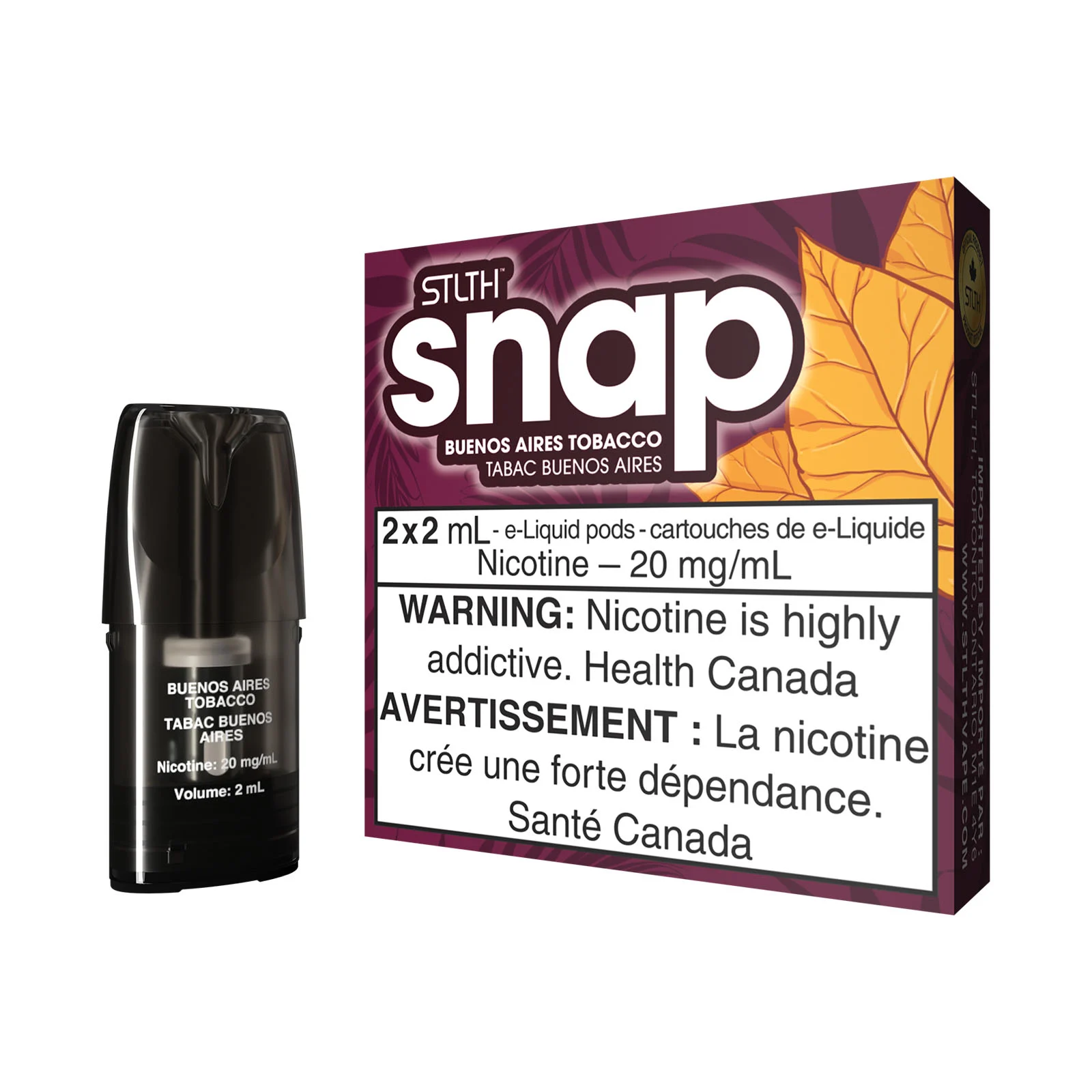 STLTH Snap - Buenos Aires Tobacco (2 pack)
