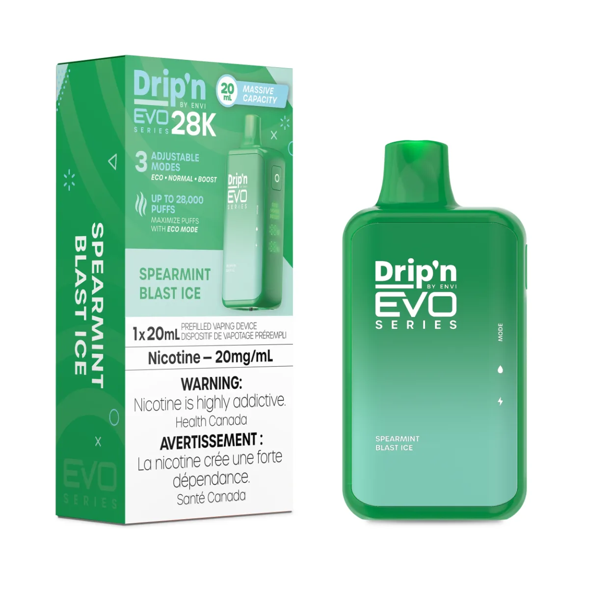 Drip'n by Envi EVO 28k - Spearmint Blast Ice