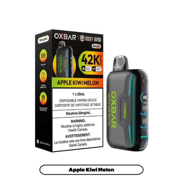 OXBAR x Rocky Vapor G42K - Apple Kiwi Melon