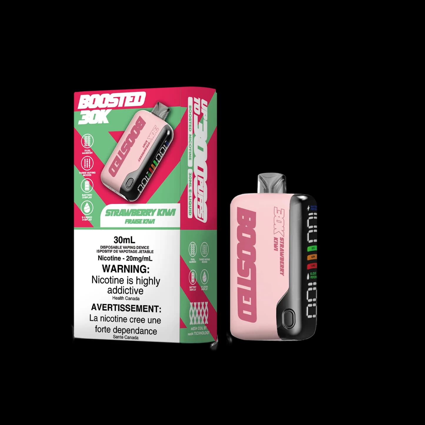 Boosted Bar 30K - Strawberry Kiwi
