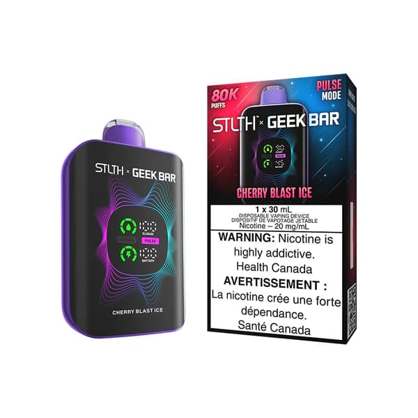 STLTH X GEEK BAR 80K - Cherry Blast Ice