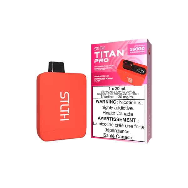 STLTH Titan Pro 15k - Razz Apple Ice
