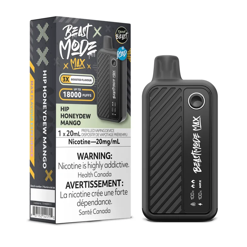 Flavour Beast Mode Max 18k - Hip Honeydew Mango Iced