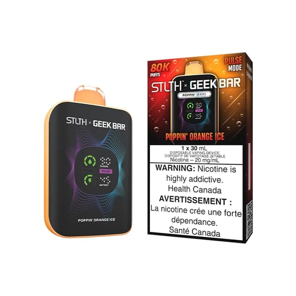 STLTH x GEEK BAR 80K - Poppin' Orange Ice