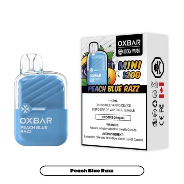 OxBar Mini 1200 - Peach Blue Razz