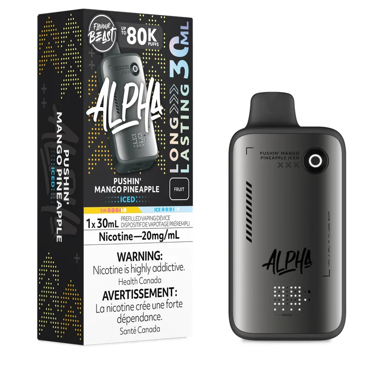 Flavour Beast Alpha 80K - Pushin' Mango Pineapple Iced