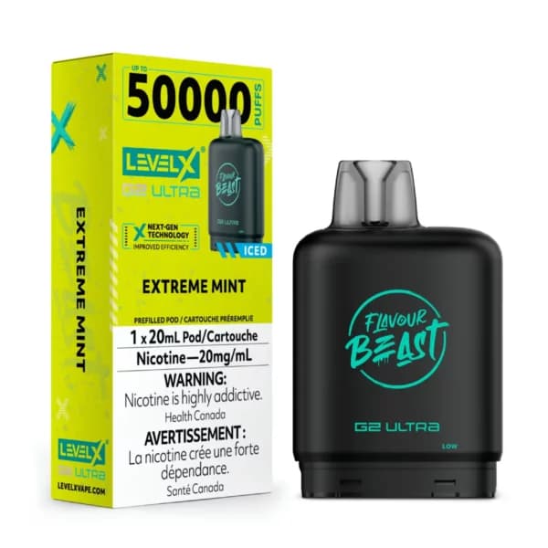 Level X Flavour Beast G2 Ultra 50K Pod - Extreme Mint Iced