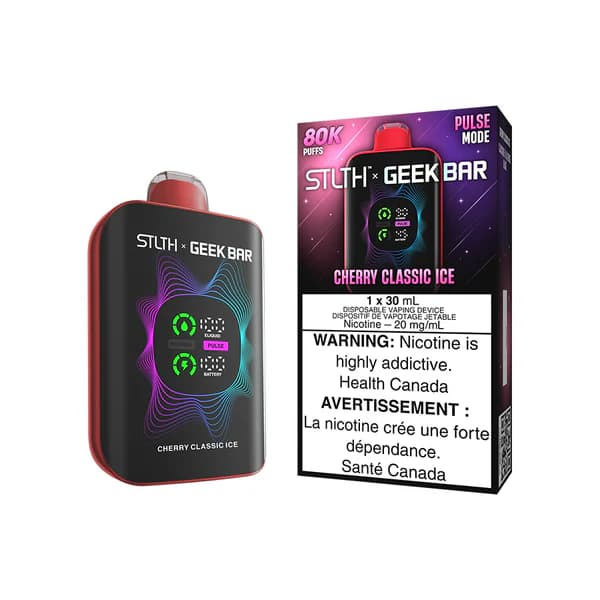 STLTH X GEEK BAR 80K - Cherry Classic Ice