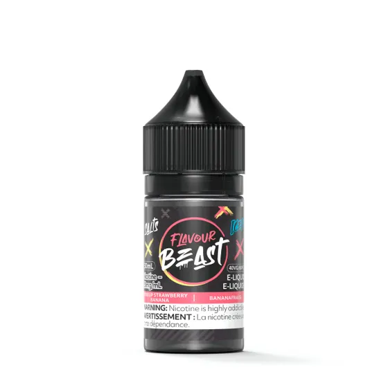 Flavour Beast - Str8 Up Strawberry Banana Iced 30ml Salt
