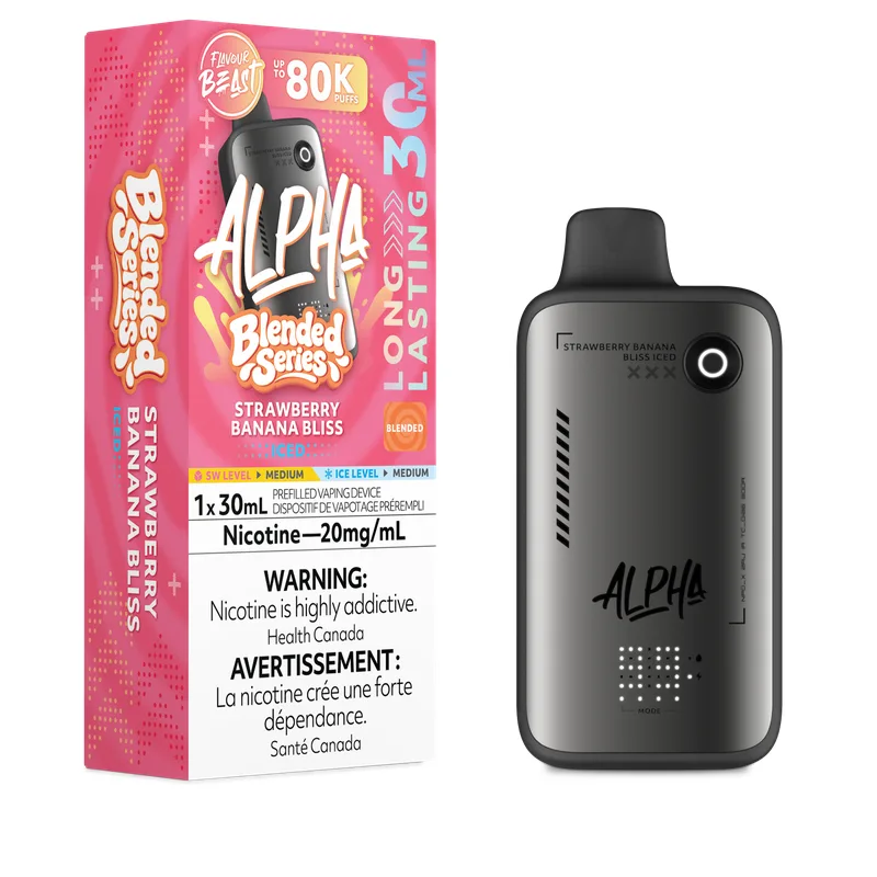 Flavour Beast Alpha 80K - Strawberry Banana Bliss Iced