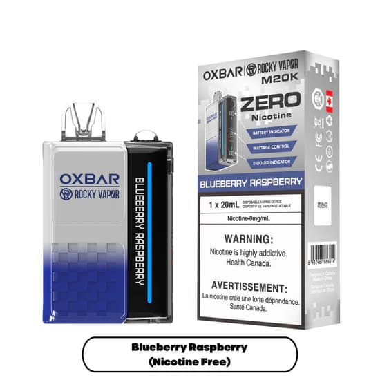 OXBAR x Rocky Vapor M20K Zero Nic - Blueberry Raspberry