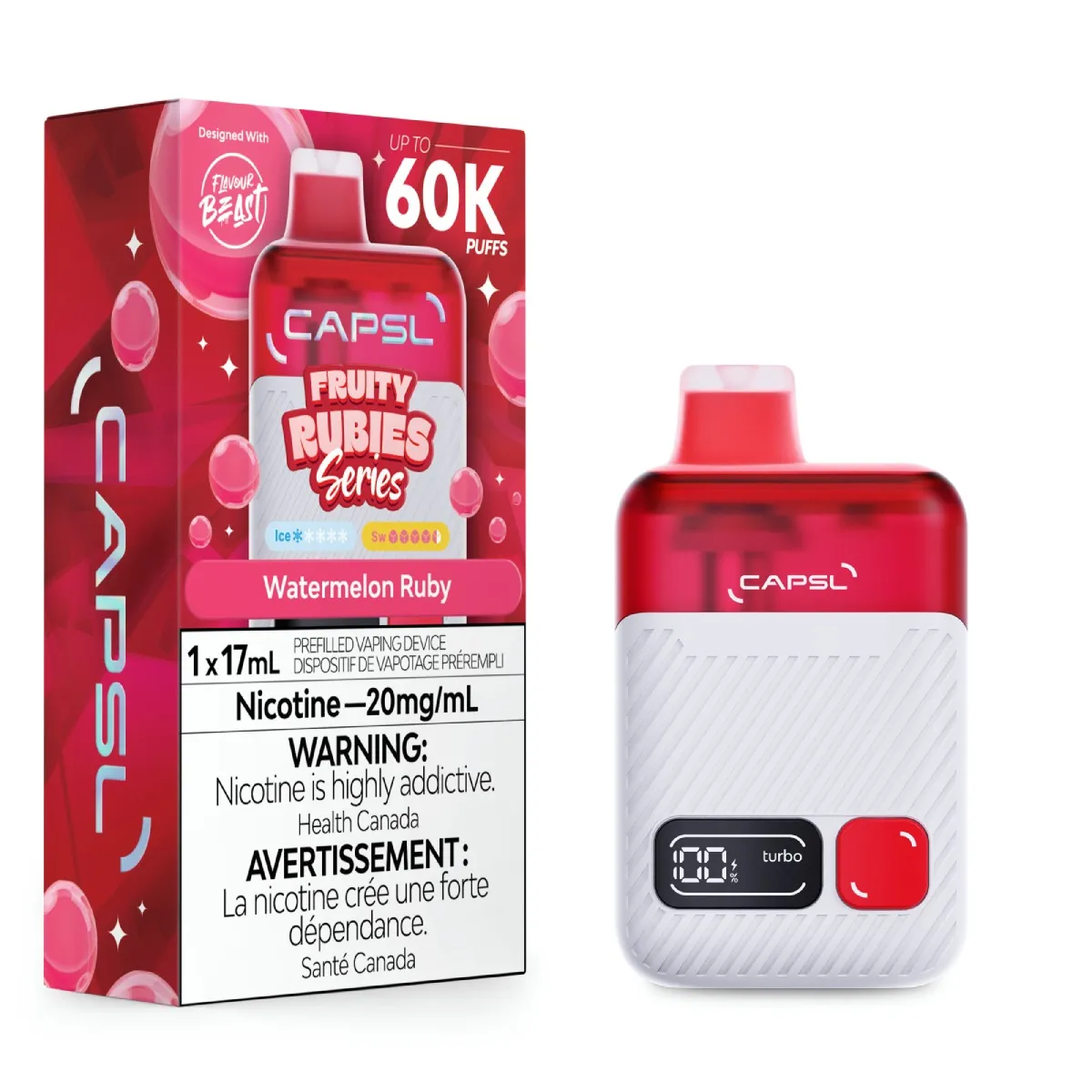 CAPSL AFX17 - Fruity Rubies Watermelon Ruby