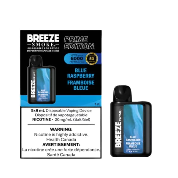 Breeze Prime 6000 - Blue Raspberry