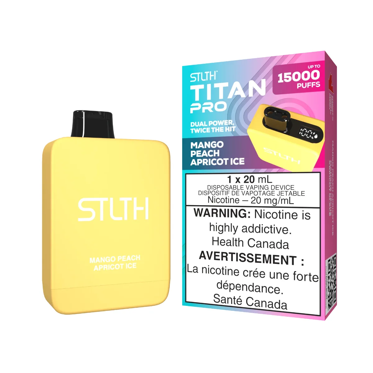 STLTH Titan Pro 15k - Mango Peach Apricot Ice