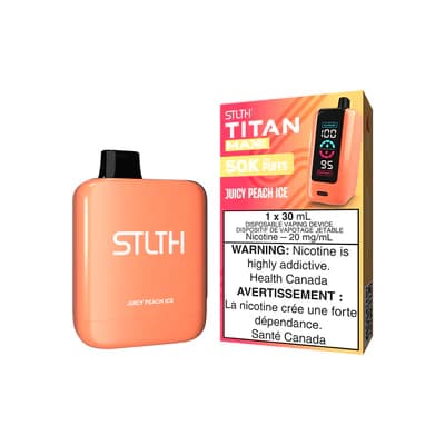 STLTH TITAN MAX 50k - Juicy Peach Ice