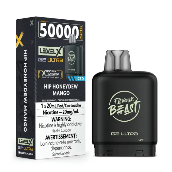 Level X Flavour Beast G2 Ultra 50K Pod - Hip Honeydew Mango Iced