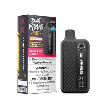 Flavour Beast Mode Max 18k - Ragin Razz Mango Iced