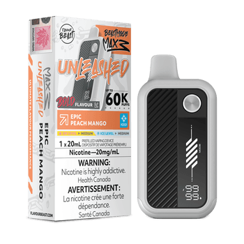 Flavour Beast Unleashed Beast Mode Max 3 60K - Epic Peach Mango Iced