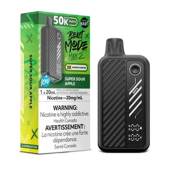 Flavour Beast Mode Max 2 50k - Super Sour Apple Iced