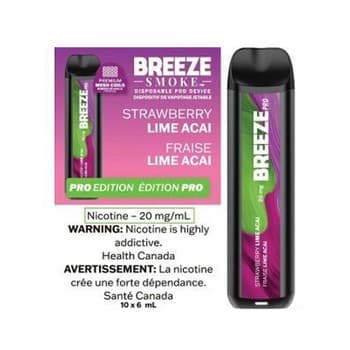 BREEZE Smoke Pro - Strawberry Lime Acai