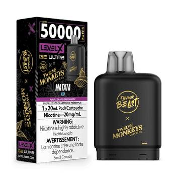 Level X Flavour Beast Twelve Monkeys G2 Ultra 50K Pod - Matata Iced