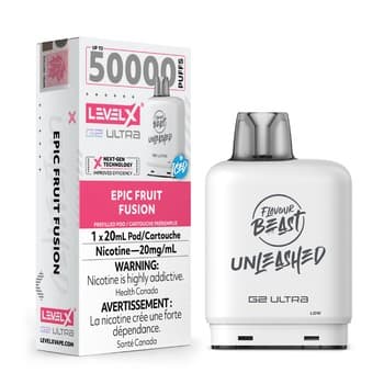 Level X Flavour Beast Unleashed G2 Ultra 50K Pod - Epic Fruit Fusion Iced