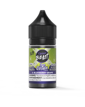 Flavour Beast - Sour Gushin' S. Blueberry Grape 30ml Salt