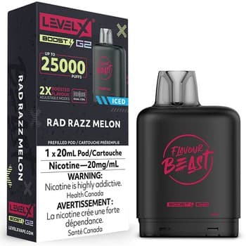 Level X Flavour Beast G2 Boost 25k Pod - Rad Razz Melon Iced