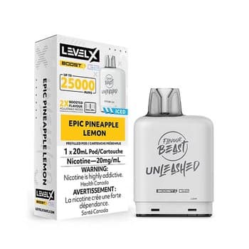 Level X Flavour Beast Unleashed G2 Boost 25K Pod - Epic Pineapple Lemon Iced