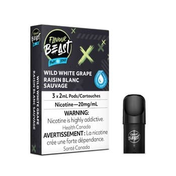 Flavour Beast - Wild White Grape Iced (3 Pack)