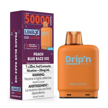 Level X Drip'n G2 Ultra 50K Pod - Peach Blue Razz Ice