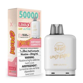 Level X Flavour Beast Cravin' G2 Ultra 50K Pod - Birthday Confetti