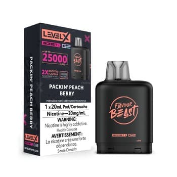 Level X Flavour Beast G2 Boost 25k Pod - Packin' Peach Berry