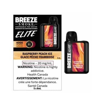 Breeze Elite 4000 - Raspberry Peach Ice