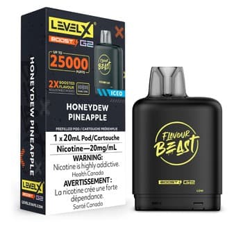 Level X Flavour Beast G2 Boost 25k Pod - Honeydew Pineapple Iced
