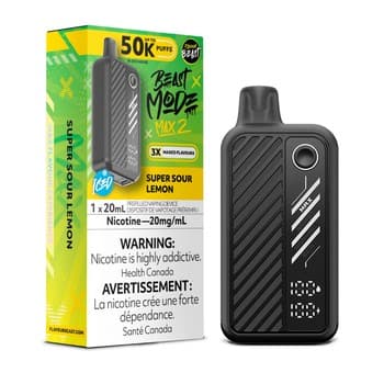 Flavour Beast Mode Max 2 50k - Super Sour Lemon Iced