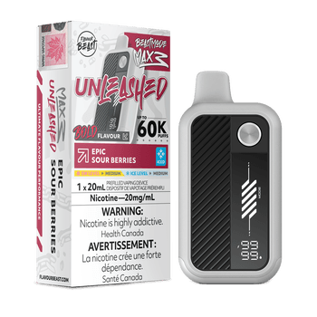 Flavour Beast Unleashed Beast Mode Max 3 60K - Epic Sour Berries Iced