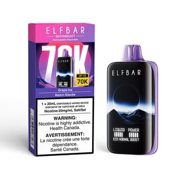 Elf Bar MoonNight 70k - Grape Ice