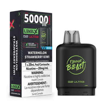 Level X Flavour Beast G2 Ultra 50K Pod - Watermelon Strawberry Kiwi Iced