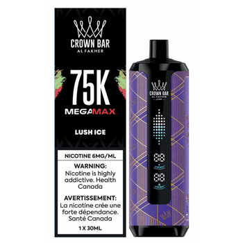 Al Fakher Crown Bar Mega Max 75K - Lush Ice