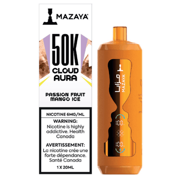 Mazaya Cloud Aura 50K - Passionfruit Mango Ice